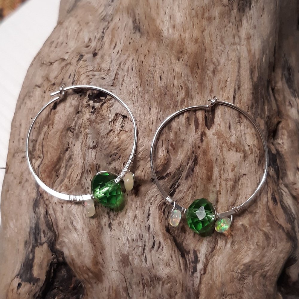 925 Sterling Silver Hoop Earrings